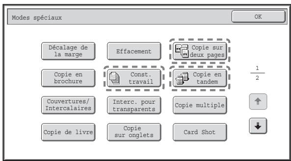 SHARP MX-2600N/3100N - Modes spéciaux - 2