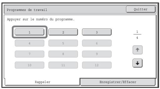 SHARP MX-2600N/3100N - Utilisation d'un programme de travail - 2
