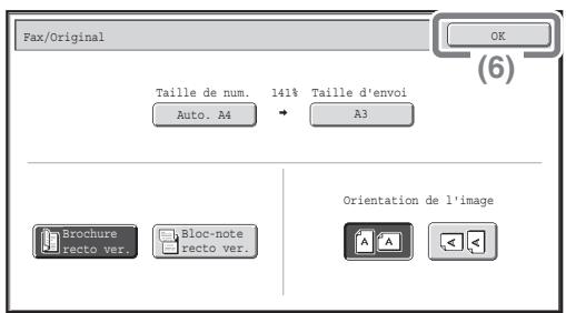 SHARP MX-2600N/3100N - Sélectionnez les réglages sur l'écran tactile. - 3