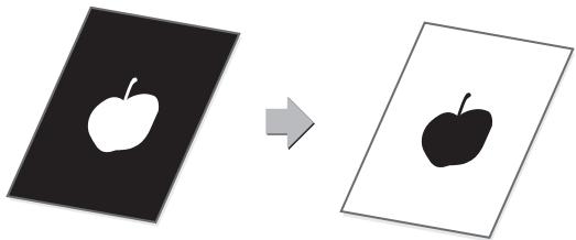 SHARP MX-2600N/3100N - Inversion blanc et noir dans une copie (n/b inversé) - 1