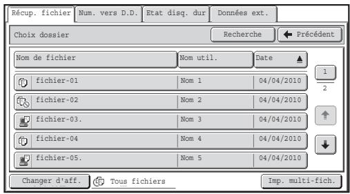 SHARP MX-2600N/3100N - Impression d'un fichier enregistre - 2