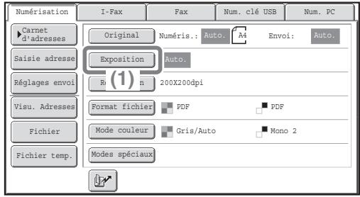 SHARP MX-2600N/3100N - Positionnez l'original. - 1