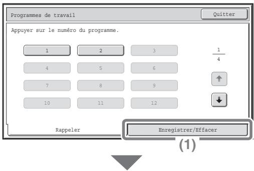 SHARP MX-2600N/3100N - Enregistrement d'un programme de travail - 2