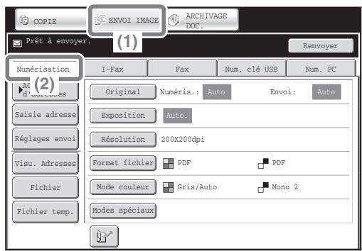 SHARP MX-2600N/3100N - Numerisation d'un original - 2