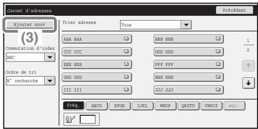 SHARP MX-2600N/3100N - Enregistrement d'une touche individuelle - 4
