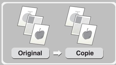 SHARP MX-2600N/3100N - Realisation de COPIES couleur (mode couleur) - 1