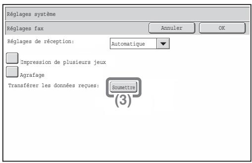 SHARP MX-2600N/3100N - Sélectionnez les réglages sur l'écran tactile. - 2