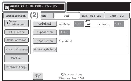 SHARP MX-2600N/3100N - Numérotation abrégée - 1