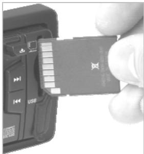 SILVERCREST CRE-719 - Insertion / retrait d'une carte SD/MMC - 1