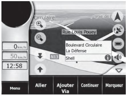SILVERCREST MYGUIDE 3100 - Rafraîchissement de la vue carte avec l'étape - 1