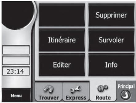 SILVERCREST MYGUIDE 3100 - Menu «Itinétaire» - 1