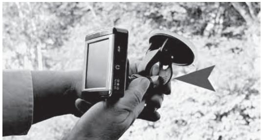 SILVERCREST MYGUIDE 3100 - Abaisissement du levier - 1