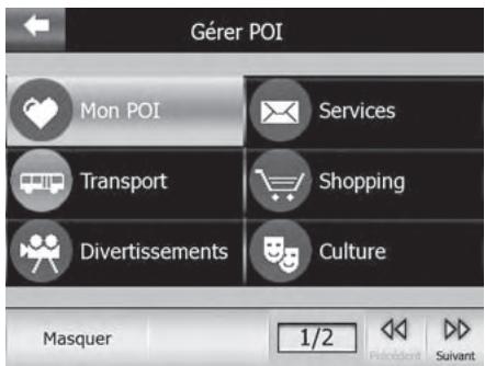 SILVERCREST MYGUIDE 3100 - Gérer mon POI - 1