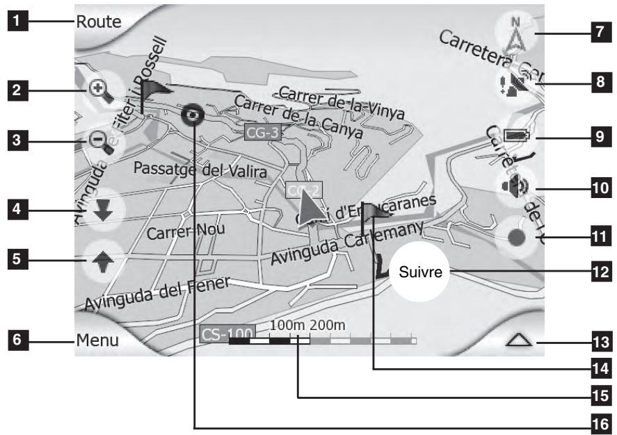 SILVERCREST MYGUIDE 3100 - Éléments de carte actifs - 1
