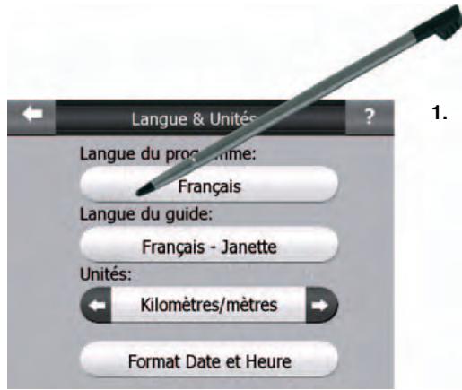 SILVERCREST MYGUIDE 3100 - Définition de la langue du programme - 1
