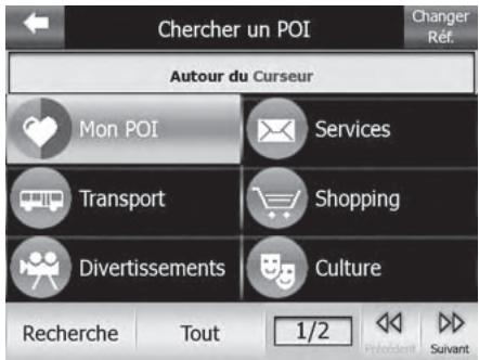 SILVERCREST MYGUIDE 3100 - Indication d'une destination via un POI - 2