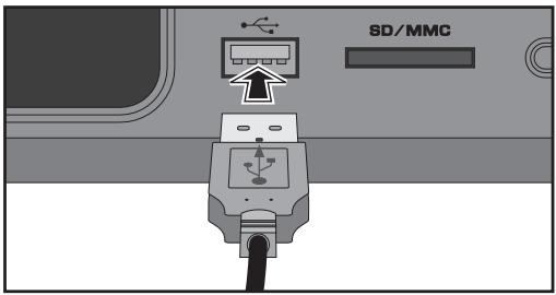 SILVERCREST KH 2334 - Utiliser un support de données usb/sd/mmc - 1