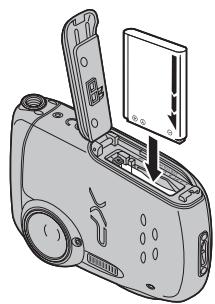 FUJIFILM FINEPIX XP10 - Insérez la batterie. - 1