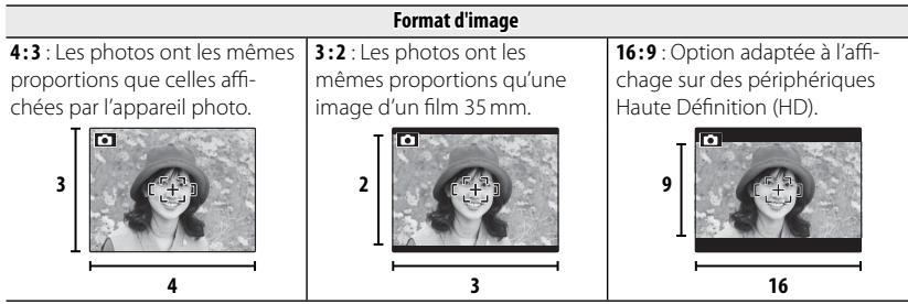 FUJIFILM FINEPIX XP100,  FINEPIX XP1000 - Options du menu prise de vue - 6