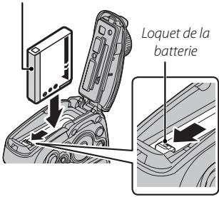 FUJIFILM FINEPIX XP200 - Insérez la batterie. - 1