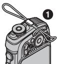 FUJIFILM FINEPIX XP200 - Fixation de la dragonne - 1