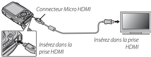 FUJIFILM FINEPIX XP50 - Affichage des photos sur des téléviseurs haute definition - 1
