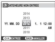FUJIFILM FINEPIX XP50 - L'horloge de l'appareil photo - 2