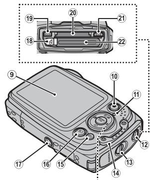FUJIFILM FINEPIX XP50 - Parties de l'appareil photo - 2