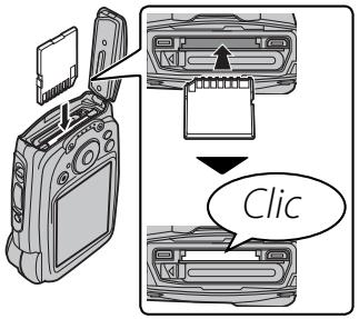 FUJIFILM FINEPIX XP50 - Insérez la carte mémoire. - 1