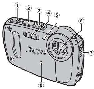 FUJIFILM FINEPIX XP50 - Parties de l'appareil photo - 1