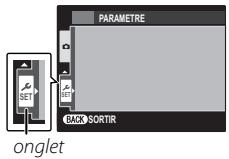 FUJIFILM FINEPIX XP50 - Utilisation du menu configuration - 2