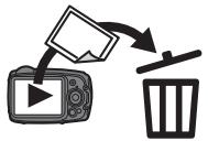 FUJIFILM FINEPIX XP50 - Suppression de photos - 1