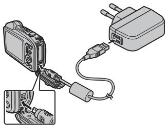 FUJIFILM FINEPIX XP60 - Recharge de la batterie - 1