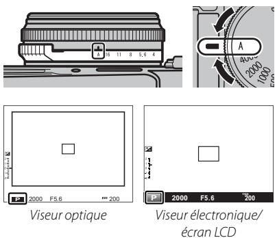 FUJIFILM PREMIUM X100S - Sélectionnez le mode AE programme. - 1
