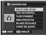 FUJIFILM PREMIUM X100S - Création de copies JPEG à partir de photos RAW - 1