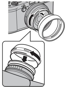 FUJIFILM PREMIUM X100S - Fixation des pare-soleil - 1