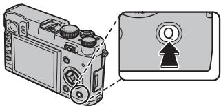 FUJIFILM PREMIUM X100S - Utilisation de la touche Q (Menu rapide) - 2