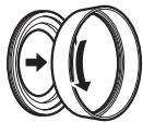 FUJIFILM PREMIUM X20 - Fixation du PRF-52 et des filtres d'autres fabricants - 1