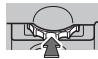 FUJIFILM PREMIUM X20 - Zoom avant sur le collimateur de mise au point - 1