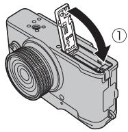 FUJIFILM PREMIUM X20 - Insérez la carte mémoire. - 4