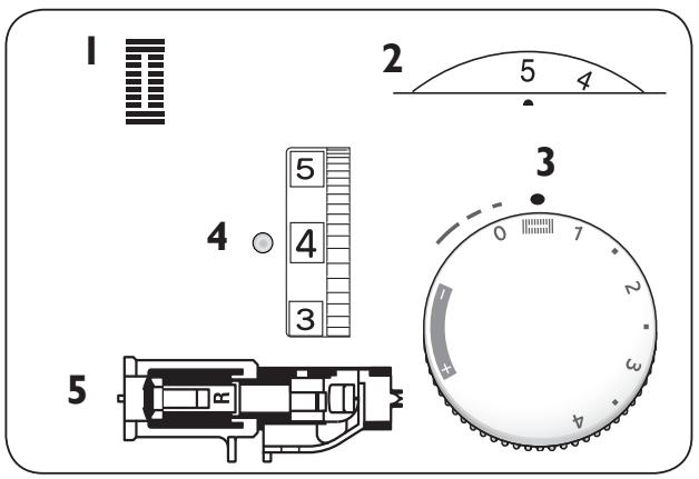 HUSQVARNA EMERALD 118 - Adjusting the buttonhole stitch density - 2