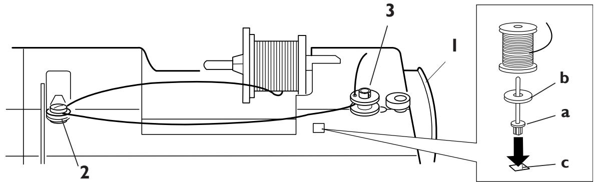 HUSQVARNA EMERALD 118 - Removing the bobbin - 2