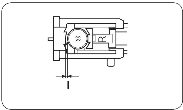 HUSQVARNA EMERALD 118 - Adjusting the buttonhole stitch density - 1