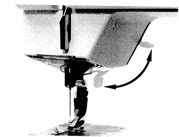 HUSQVARNA OPTIMA 150 - Lowering the Feed Dog - 1
