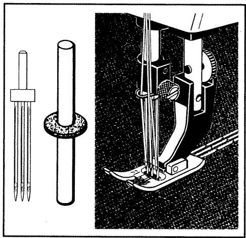 HUSQVARNA OPTIMA 150 - Double stretch needle - 1