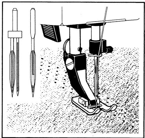HUSQVARNA OPTIMA 150 - Double stretch needle - 2