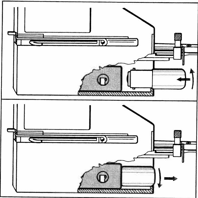 HUSQVARNA 3600,  3610 - Changing the light bulb - 2