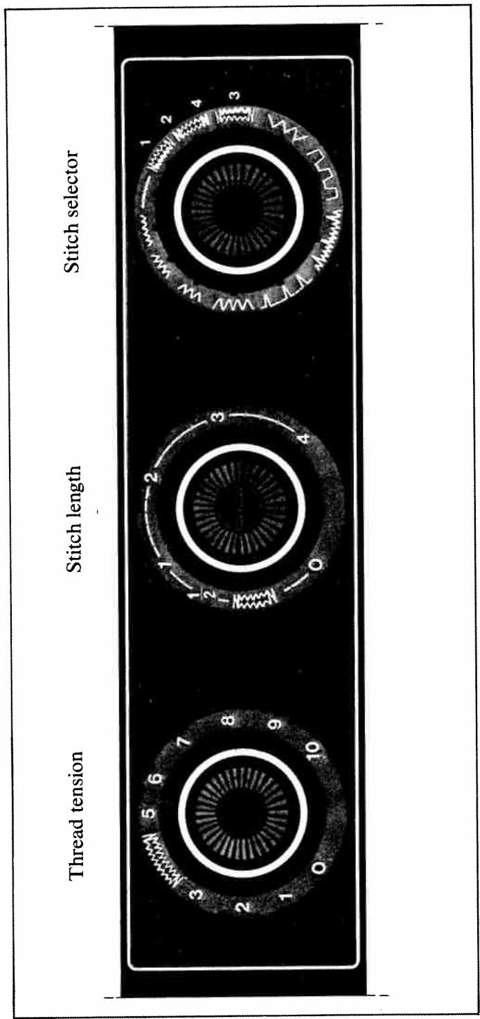 HUSQVARNA 3600,  3610 - Zig-zag stitching - 3