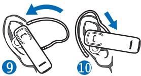 NOKIA BH-109 - Porter le kit oreillette - 1