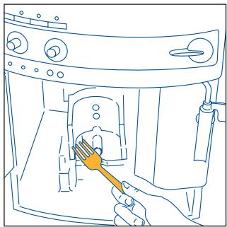 DELONGHI EAM3000B - NETTOYAGE DE L'INFUSEUR - 3
